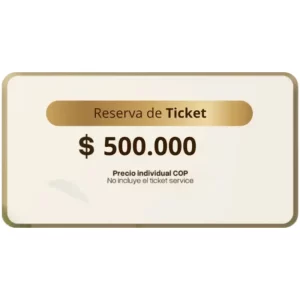 Reserva tu ticket